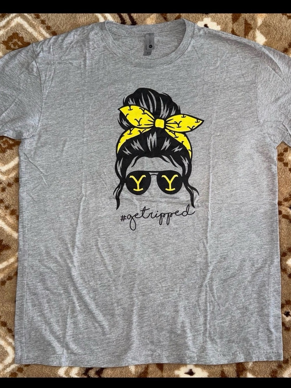 Women’s Gray Get Tripped T-Shirt size Medium